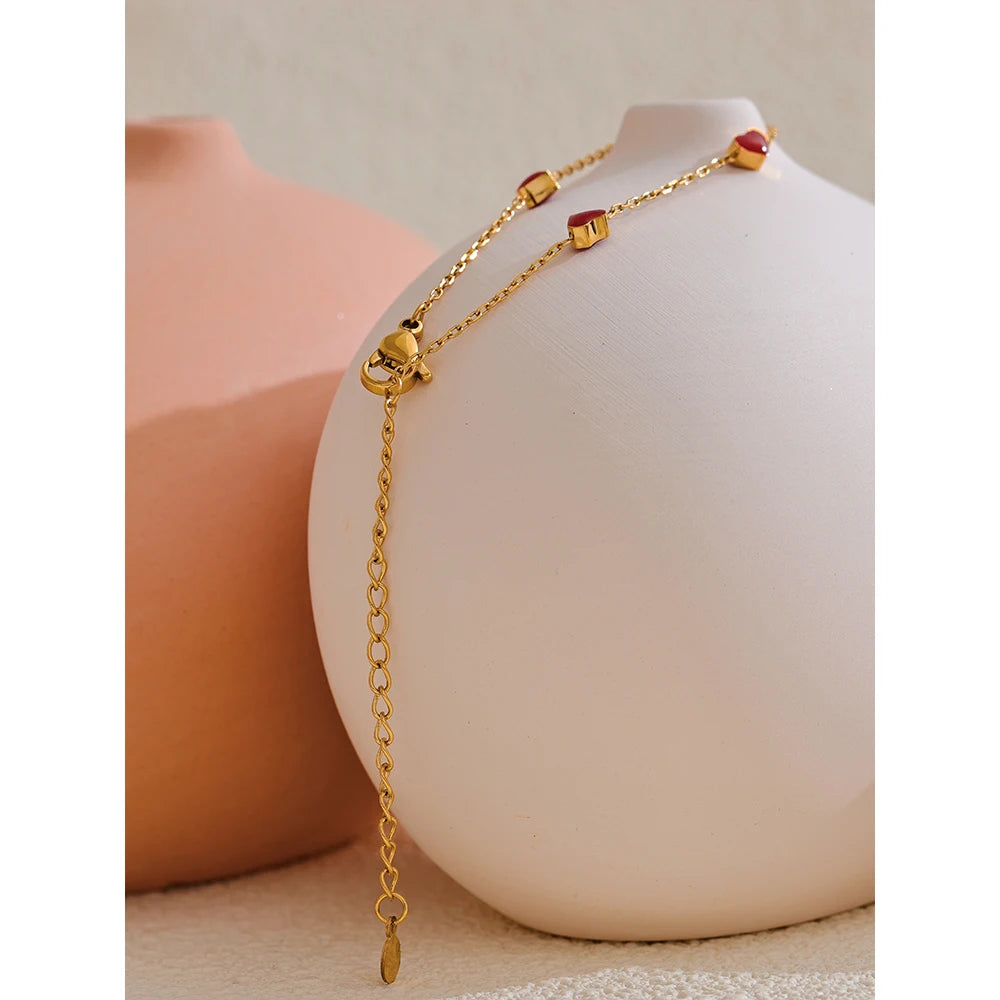 AmoraBrace Heart Chain Bracelet